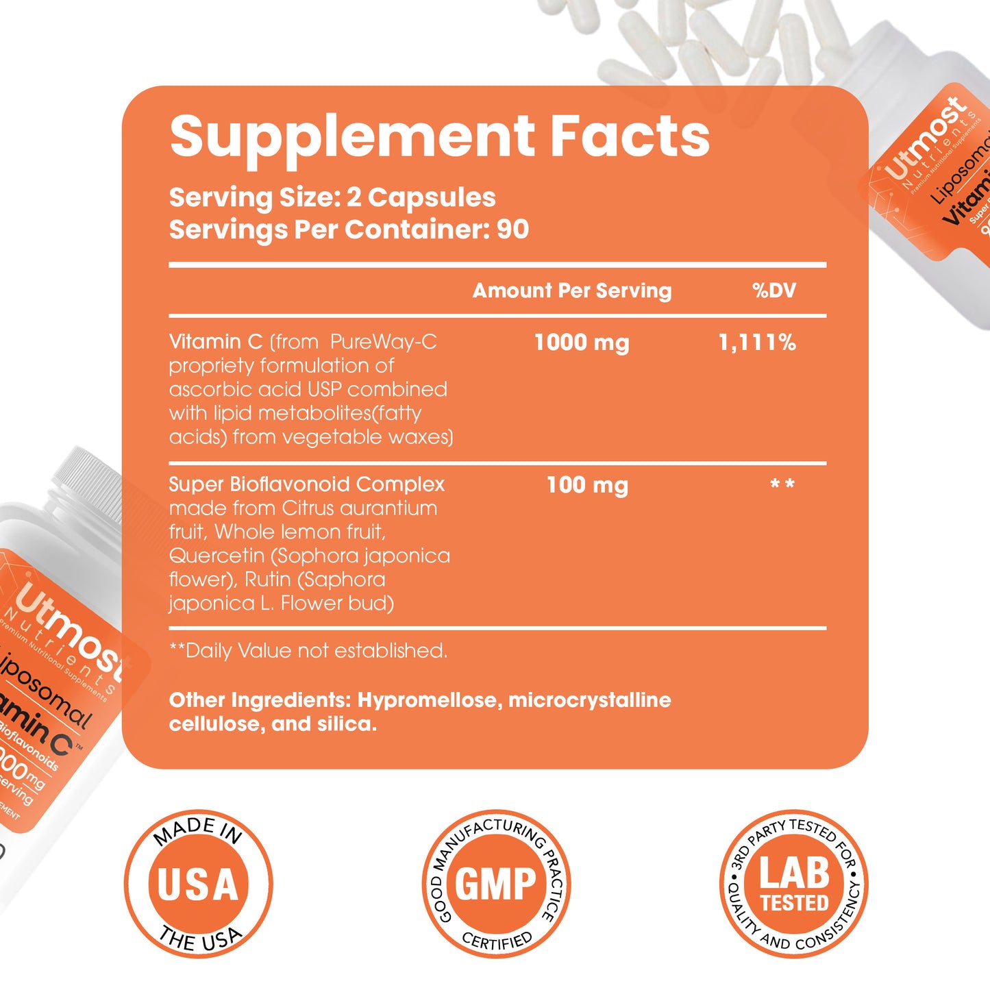 Liposomal Vitamin C with Super Bioflavonoids