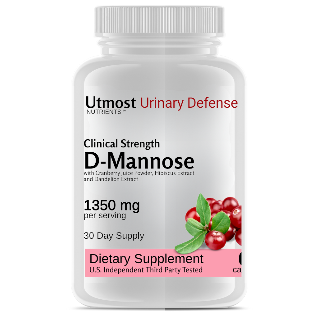 Urinary Defense UTI Support with D-Mannose, Cranberry, Hibiscus and Dandelion | Clean and Natural